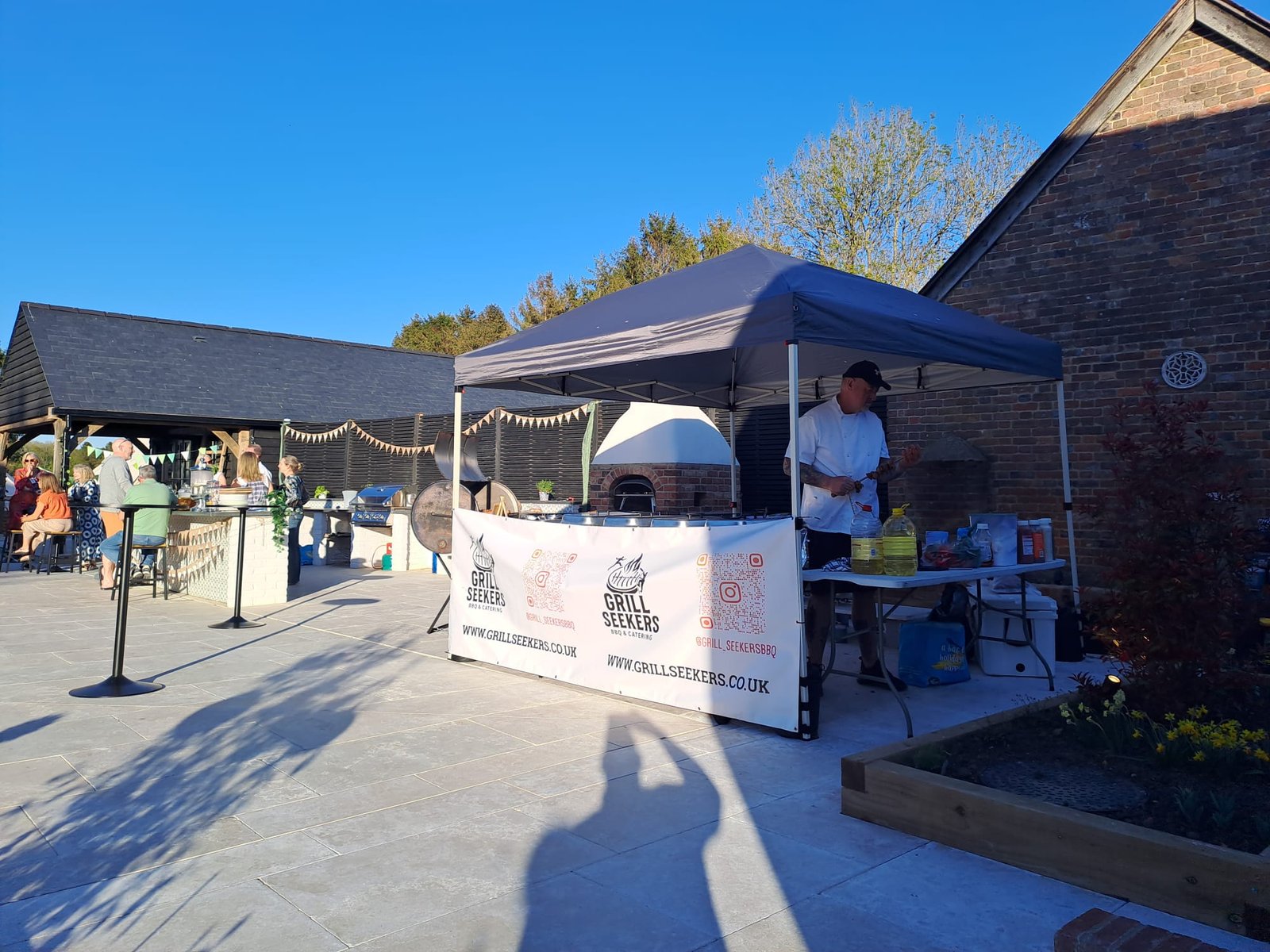 60th Garden Party catering by Grill Seekers