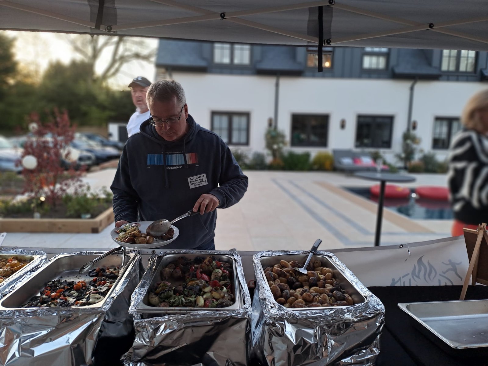 60th Garden Party catering by Grill Seekers