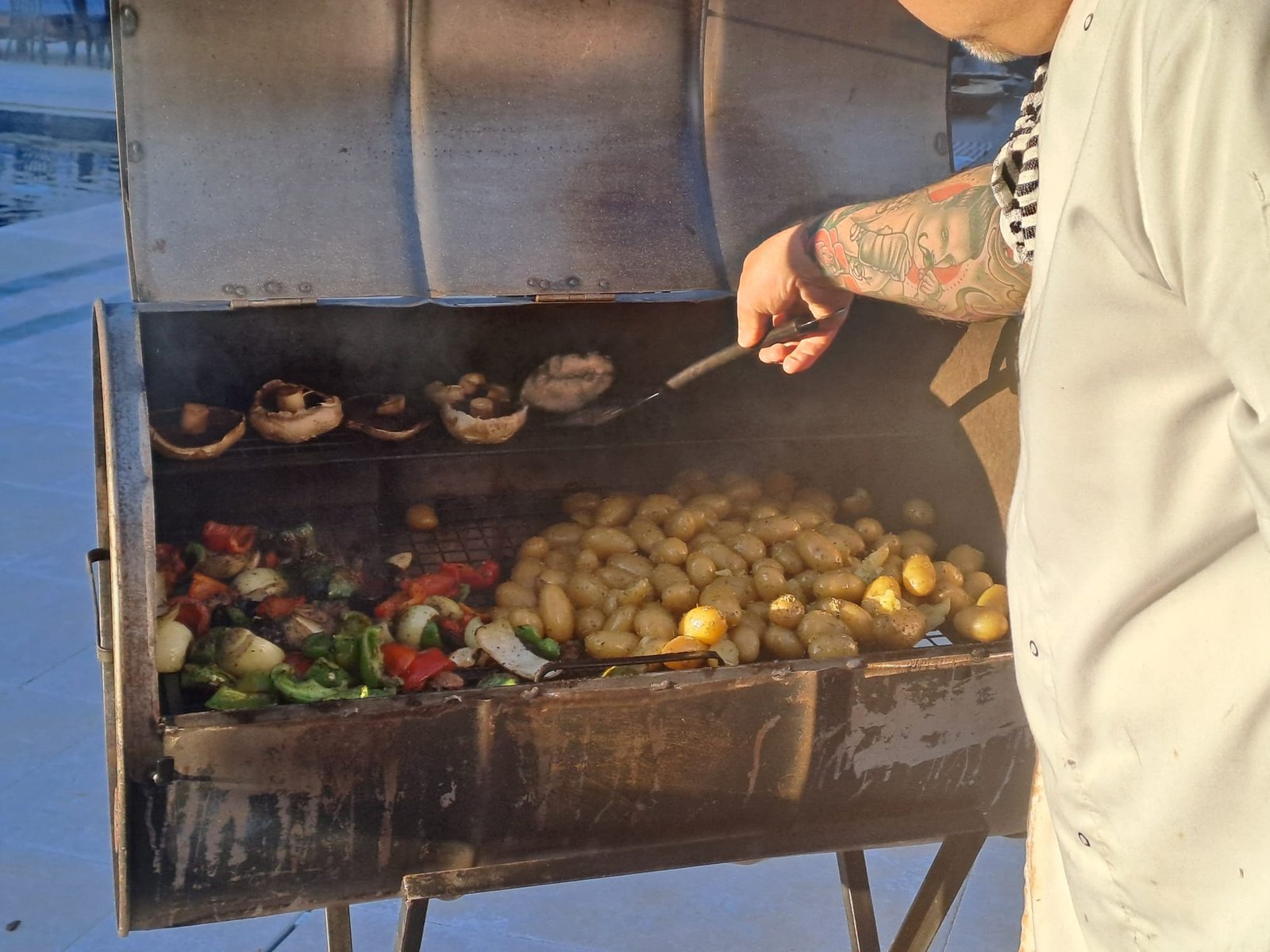 60th Garden Party catering by Grill Seekers